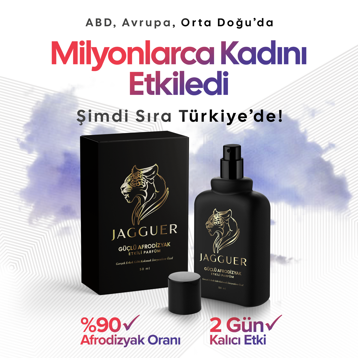 Jagguer Yüksek Afrodizyaklı Baş Döndüren Erkek Parfümü