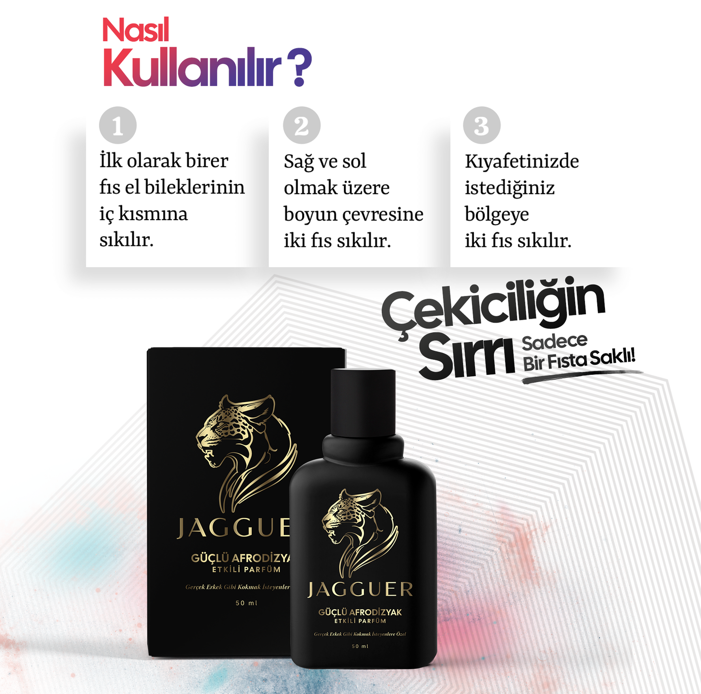 Jagguer Yüksek Afrodizyaklı Baş Döndüren Erkek Parfümü